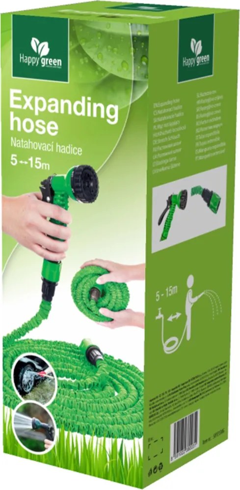 Naťahovacia hadica kratšia dĺžka 15 m