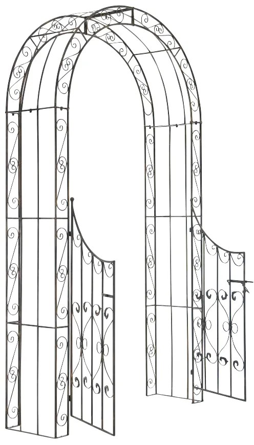 Oblúk na ruže Sima s bránkou - Bronzová