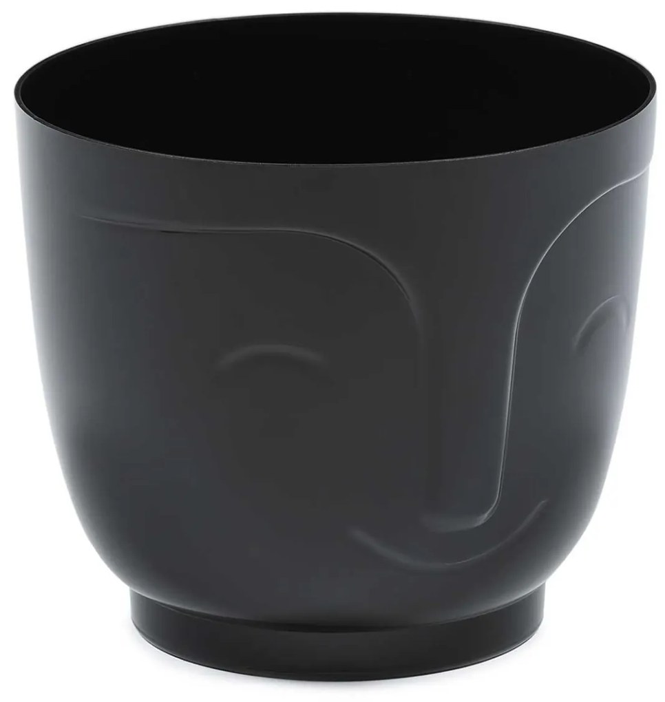 Kvetináč ZOE 16 cm čierny