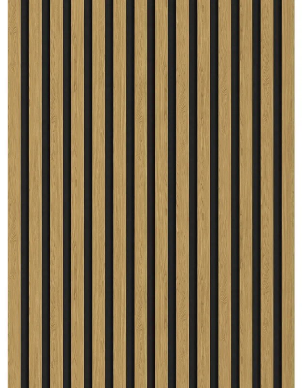 Mexen Lam-F, akustické stenové lamely 275 × 31,5 cm, filc 6 mm, dub jantárový, S105-275317-2812-073