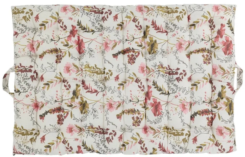 Krémový matrac s kvetmi Aix Quilt Wild Flowers - 60*100 cm