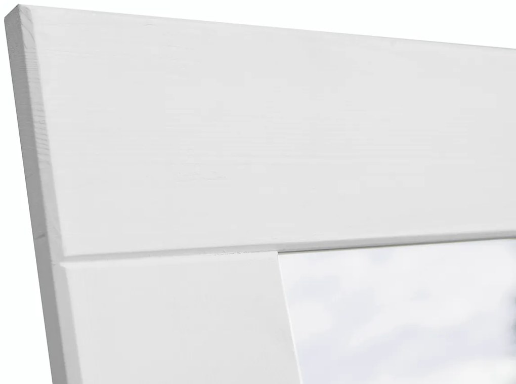 PROXIMA.store - Rustikálne zrkadlo na stenu 47x130 - BELLUNO ELEGANTE FARBA: biela