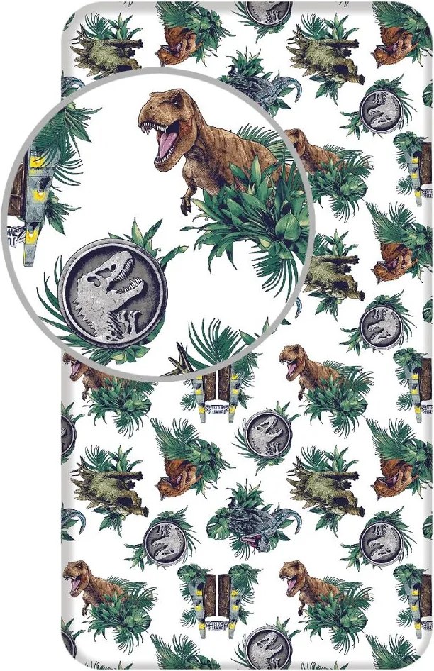 Jerry Fabrics Plachta s motívom Jurský svet - 90 x 200 cm