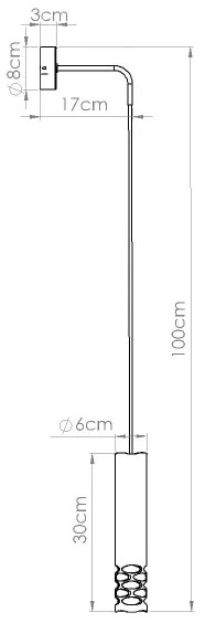Sollux SL.1695 - Nástenná lampa LIRO 1xGU10/10W/230V biela