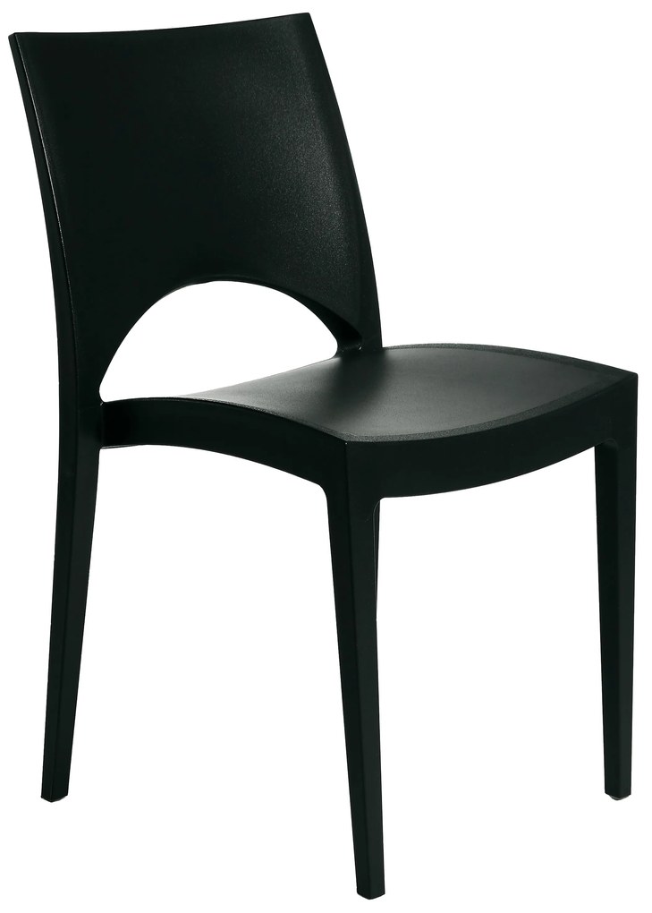 Stima Plastová stolička PARIS Odtieň: Antracite - Čierná