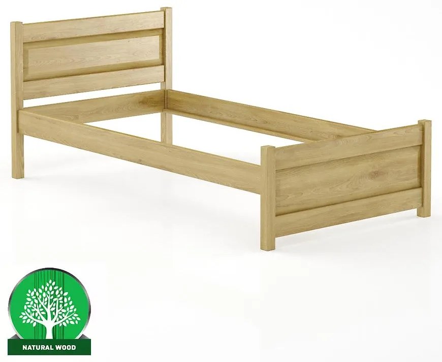 Posteľ buková LK120–100x200 rustikal