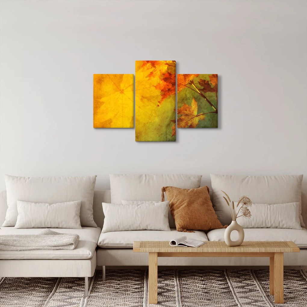 Obraz - Jesenné listy (90x60 cm)