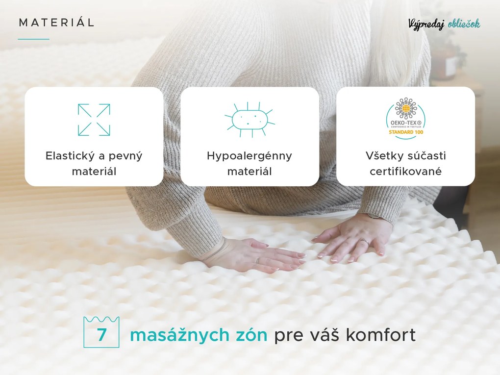 Kokosový matrac COCO MAXI 20 cm 80 x 200 cm Ochrana matraca: VRÁTANE chrániče matraca
