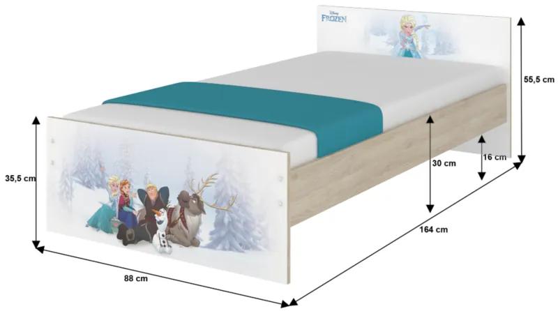 Raj posteli Detská posteľ " Modrý Medvedík "  MAX borovica nórska