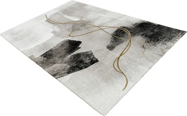 Koberec Kashmir KR288S sivý / čierny