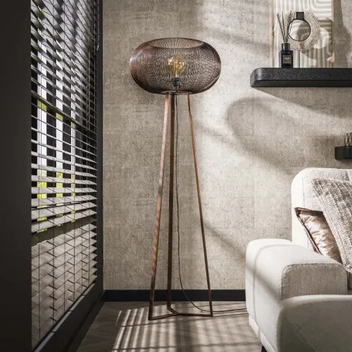 Stojaca lampa 83-83 Twist 1L Cooper  - Komfort-nábytok