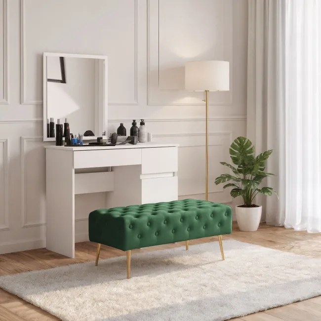 Taburetka MONACO fľaškovo zelená