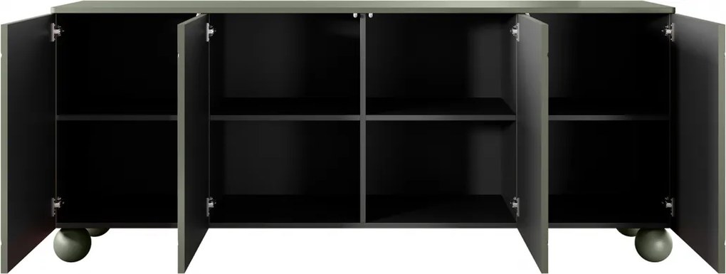 Komoda Sonatia II 200 cm - olivová