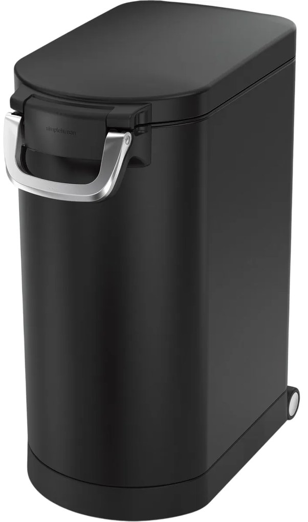Simplehuman Kontajner na suché krmivo s poistkou 30 l, čierna mat, 30 l