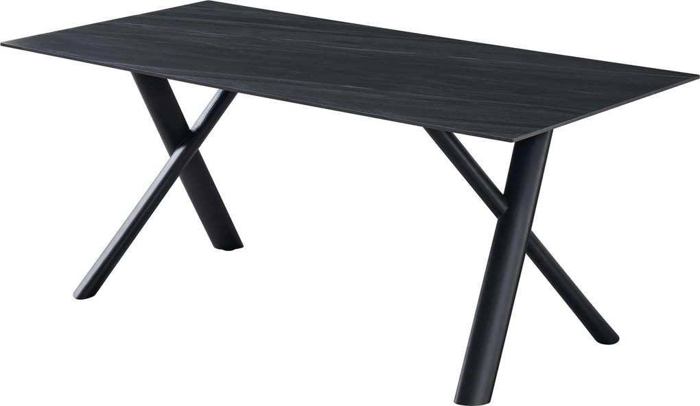 XXXLutz JEDÁLENSKÝ STÔL, čierna, tmavosivá, 180/90/76 cm Livetastic - Online Only jedálne - 002857009501