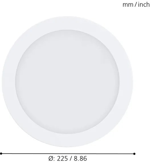 Eglo 96668 - LED RGBW stmievateľné zapustené stropné svietidlo FUEVA-C LED/15,6W/230V