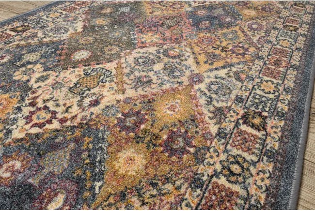 Protišmykový behúň MODERN CLASSIC 19 béžový / sivý - Výpredaj