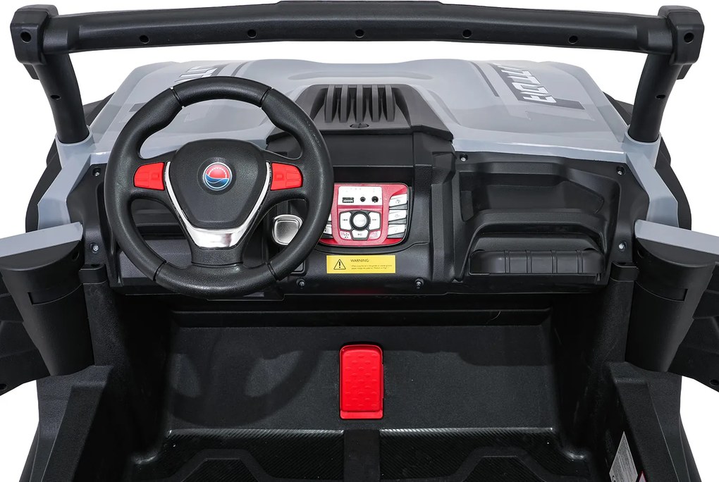 Ramiz Elektrická bugina Gravity pre deti šedá + pohon 4x4 + diaľkové ovládanie