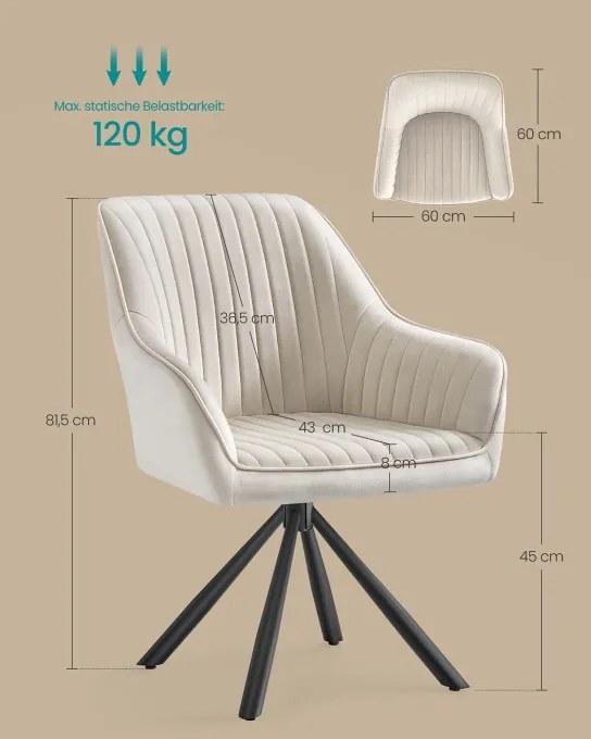 Jedálenská stolička KDC161LH01