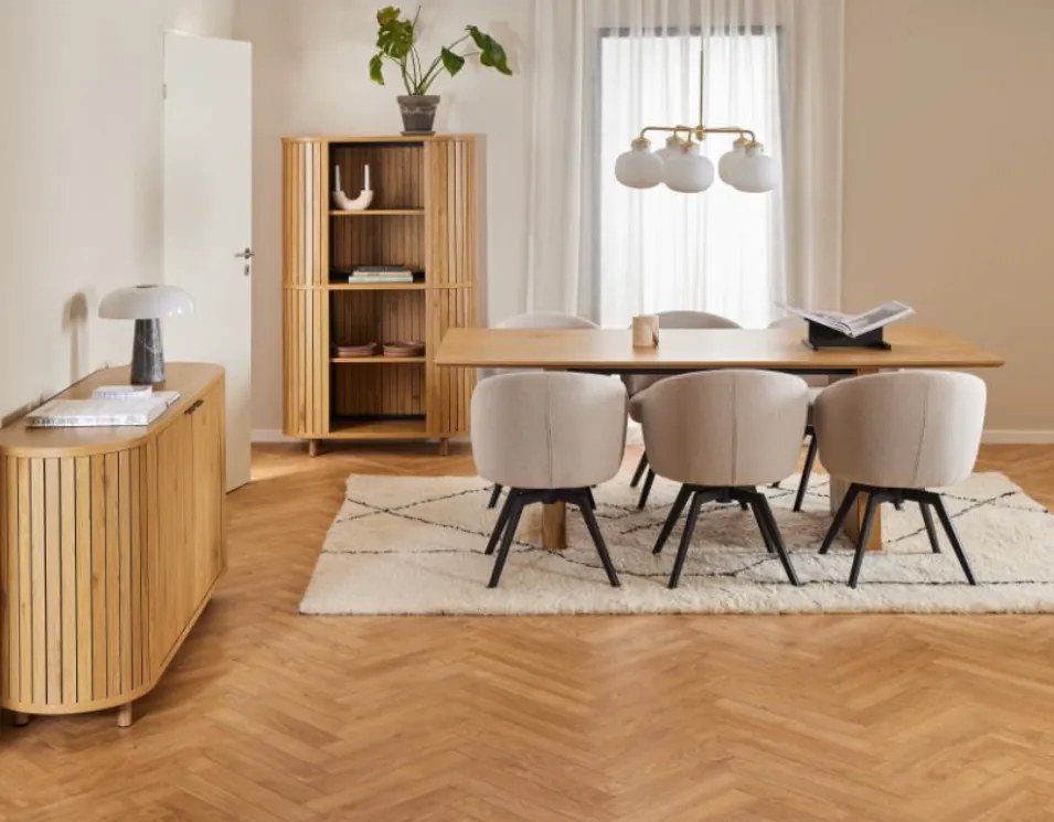 Jedálenský stôl COLIMA 210 cm dub divoký