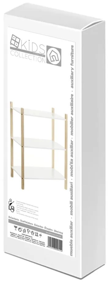 Biela detská knižnica 60x76 cm – Casa Selección