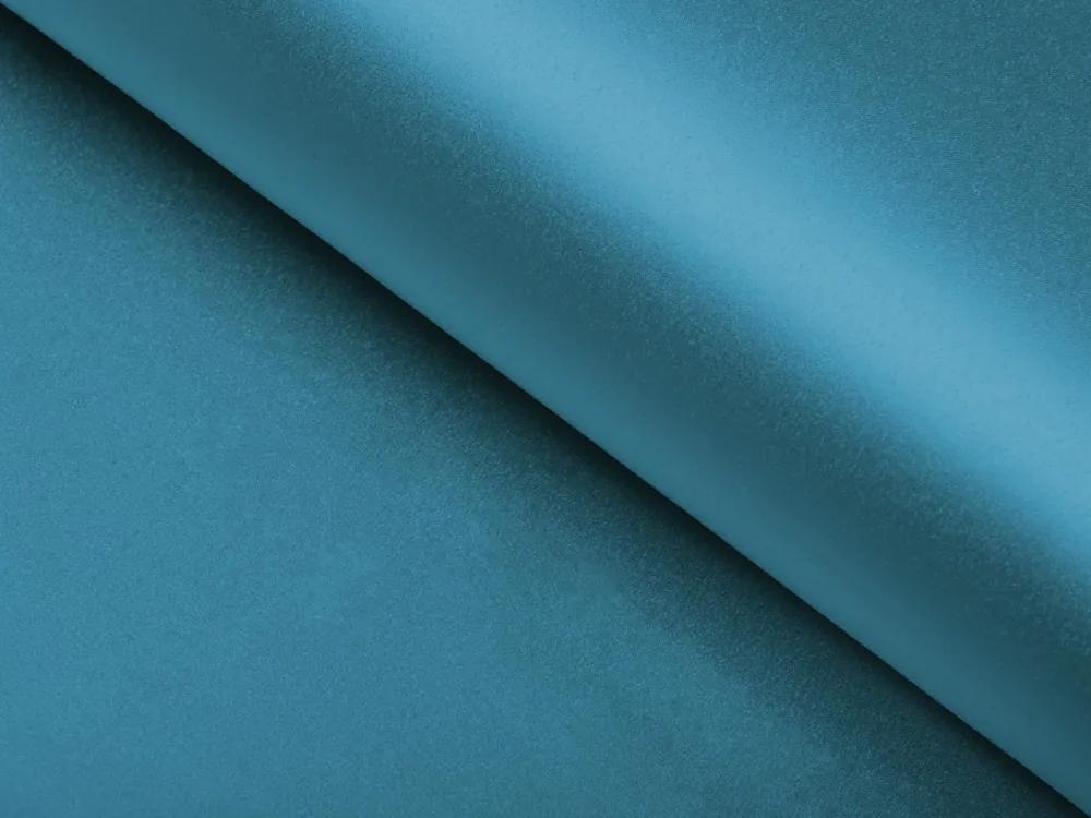 Biante Saténový oválny obrus polyesterový Satén LUX-033 Petrolejovo modrý 120x160 cm