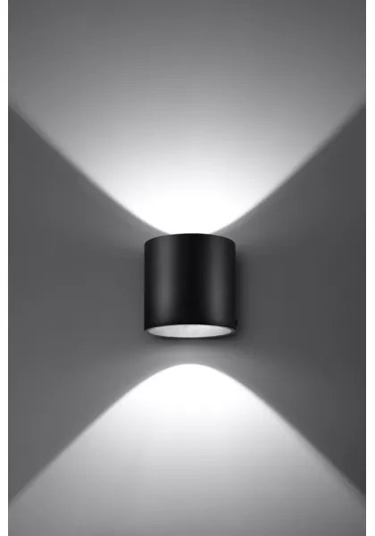 Sollux SL.0048 - Nástenné svietidlo ORBIS 1 1xG9/40W/230V čierna