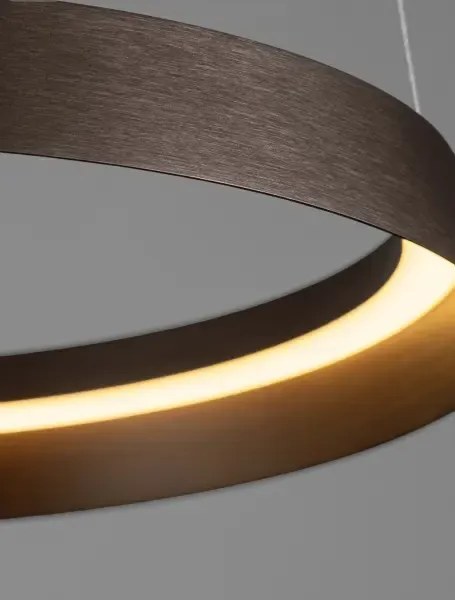 LED stmievateľné kávavé dizajnové svietidlo Ormi 45