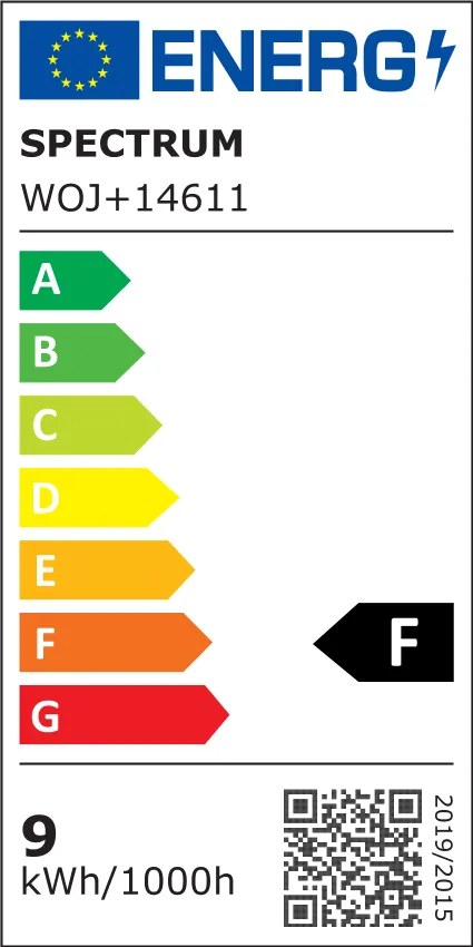 Žiarovka SPECTRUM LED E27 230V 9W neutrálna biela