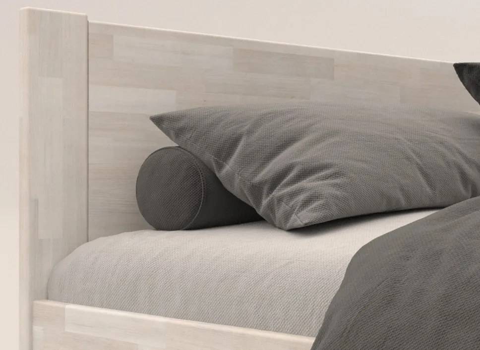 Posteľ Fava 180x200 cm, bielený buk