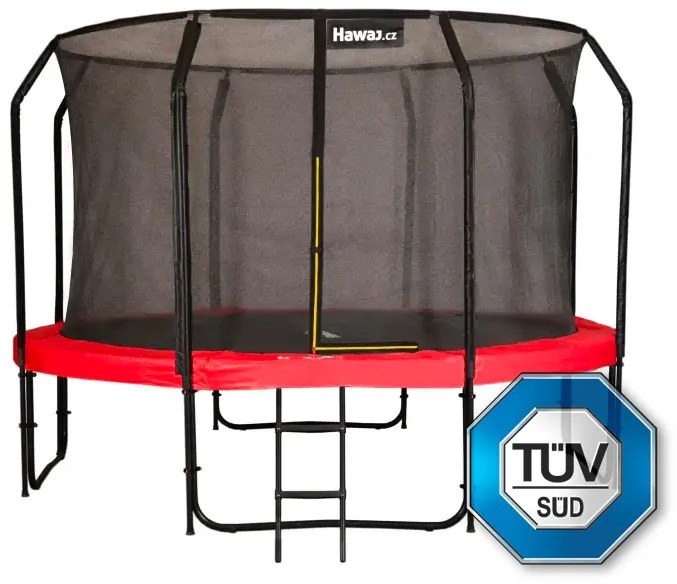 Trampolína Hawaj Premium 305 cm s vnútornou ochrannou sieťou + schodíky ZDARMA