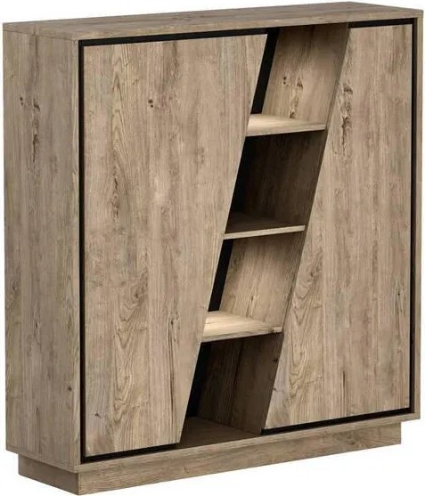 XXXLutz VYSOKÁ KOMODA, koňaková, 128/143/37 cm Hom`in - Komody - 000552059512