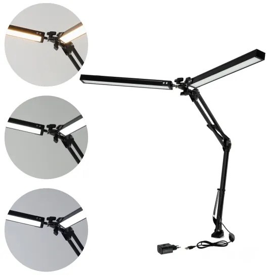 LED stmievateľná stolová lampa TENUIX DUO LED/15W/230V 3000-6000K