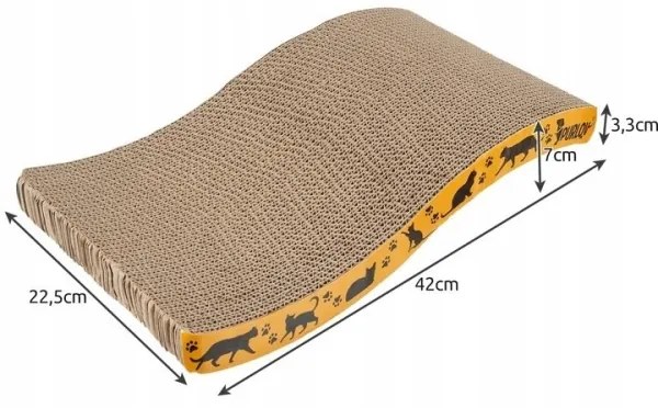 Leopet 22037 Škrabadlo kartónové 42 cm