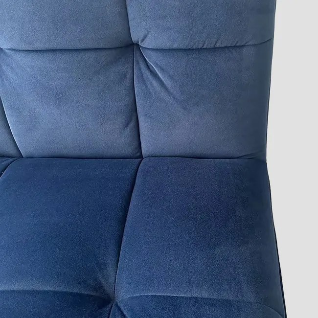 Kreslo NELOX zamatové modré 746321