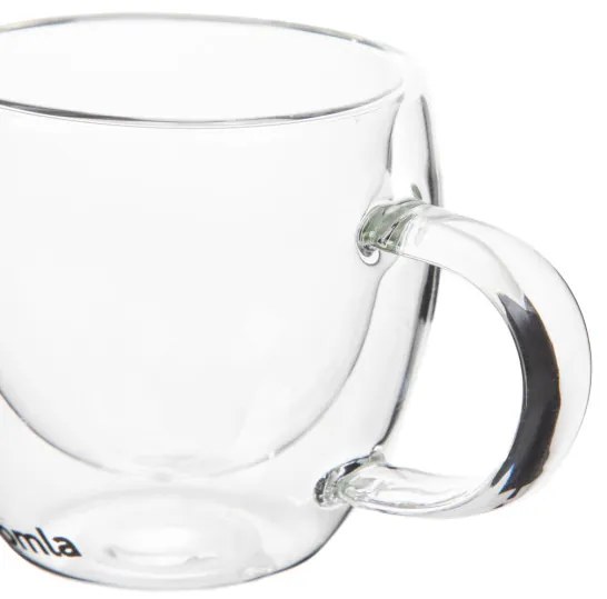 Sada dvoch šálok CEMBRA s dvojitým dnom 888910 80 ml