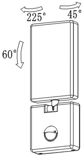 Top Light Faro C PIR - LED Reflektor so senzorom FARO LED/15W/230V IP65 čierna