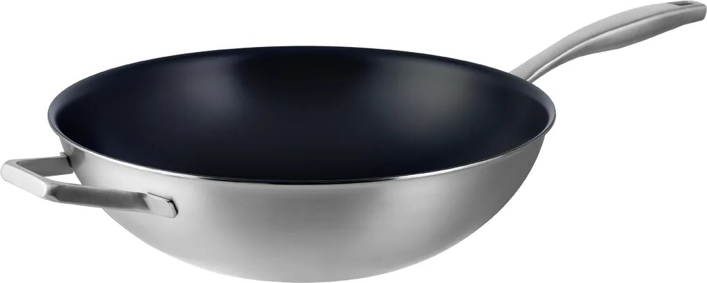 Wok so sklenenou pokrievkou  Ø 30 cm H: 8.5 cm - Sirius Terra Multi-layer Lunasol - 601213