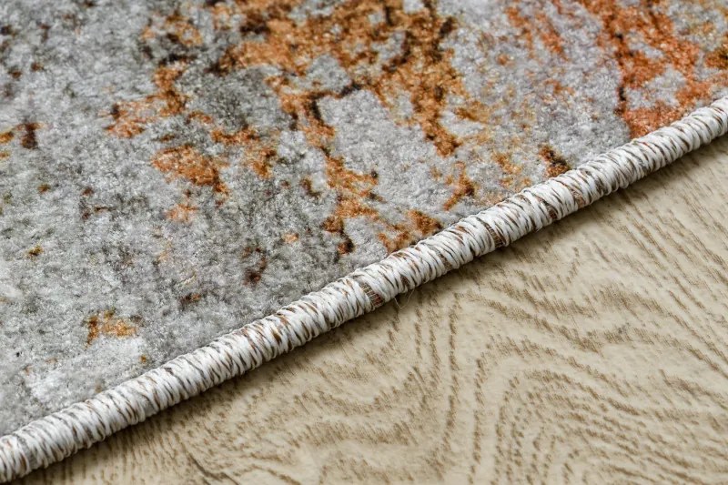 Dywany Łuszczów, Kusový koberec Miro 51463.802 Abstraction grey/gold, 160x220, viacfarebná, kuchyňa