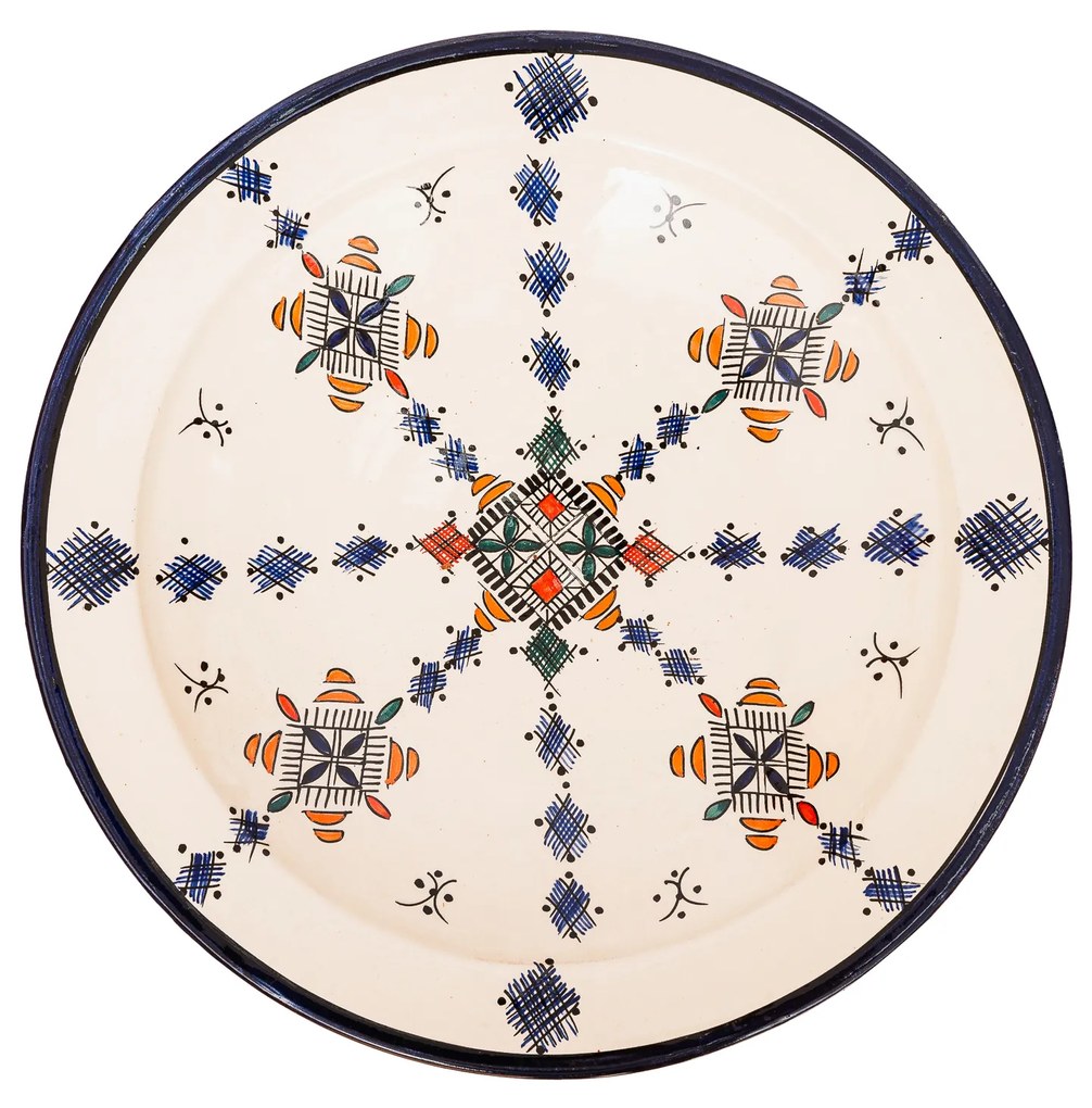 Orientálny marocký tanier 40cm (rôzne vzory)
