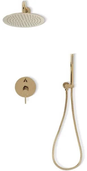 REA-P4110 - Sprchová súprava s podomietkovou batériou LUNGO zlatá