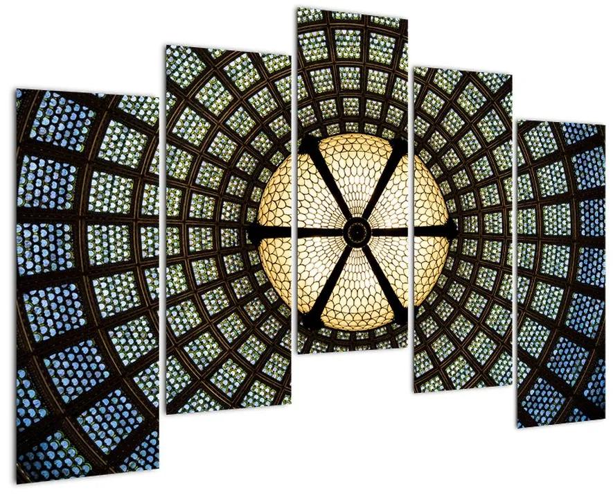 Moderný obraz - detail vitráže