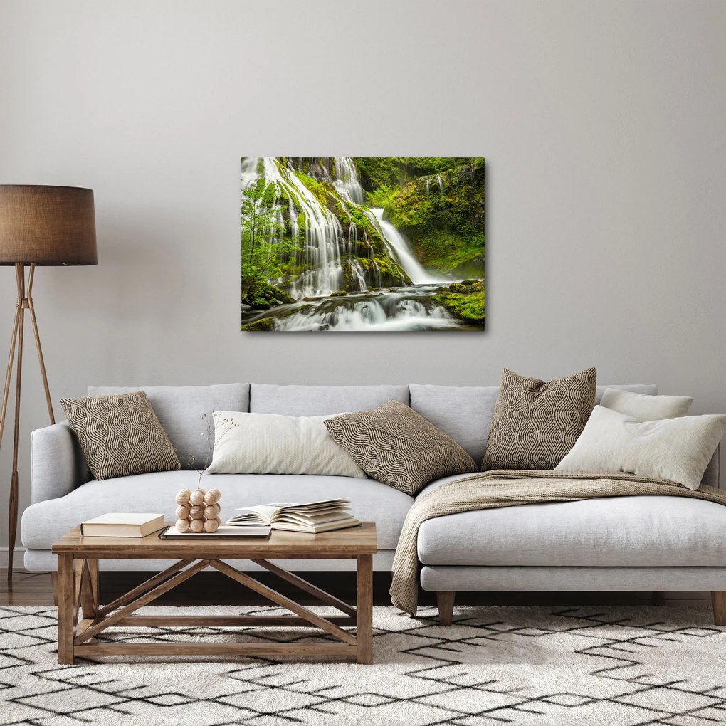 Obraz - Vodopád, Wind River Valley (70x50 cm)
