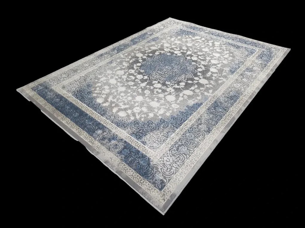 BE Koberec Deluxe 9091 NAVY – námornícky modrý obdĺžnikový Rozmer: 160x220 cm