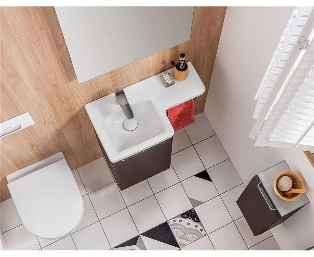 VILLEROY & BOCH Subway 2.0 Compact WC sedátko s poklopom, s funkciou QuickRelease a Softclosing, biela alpská, 9M69S101