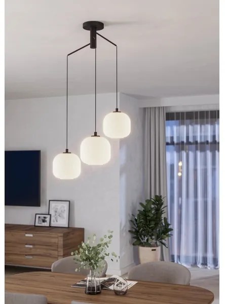 Eglo 99368 - Luster na lanku MANTUNALLE 3xE27/40W/230V