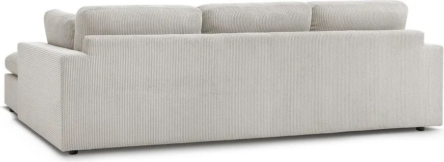 Béžová menčestrová rohová pohovka Belair – Bobochic Paris