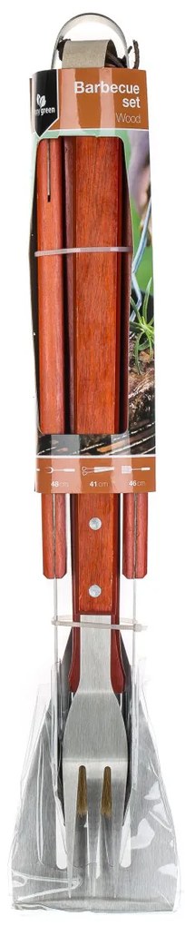 Set grilovacieho náradia drevo dĺžka 41 až 50 cm