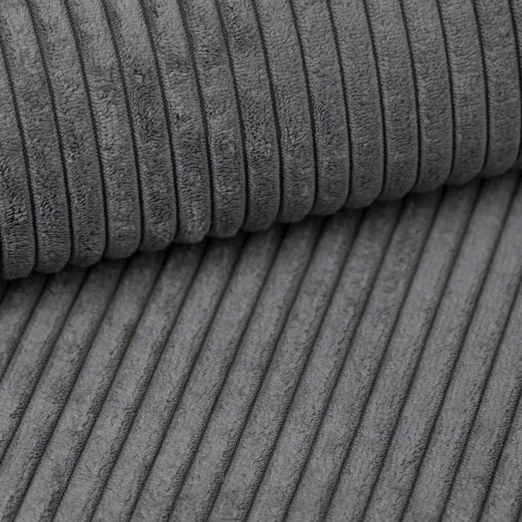 Sivá sedacia súprava do U SMART COSARO 295x140 cm