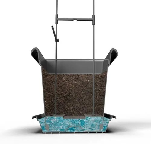 Gardenico Veľkoobjemový truhlík Magnus terakota, 100 cm, 100 cm